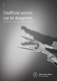 Print Ads For Mercedes Benz Official Service Print Advertising Design Car Advertising Design Ads Creative