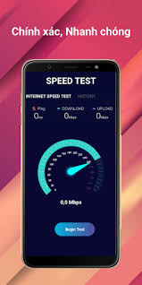 Click the go button to test the download and upload speeds of your internet connection. Speed Test Apk