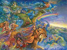 1,000 piece josephine wall puzzle: Love This Fantasy Jigsaw Puzzle By Josephine Wall That Is Based On Her Fantasy Art Paint The Race Josephine Wall Art Wall Puzzle
