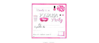 Je compte sur toi ! Texte Invitation Soiree Pyjama Soldes En Image