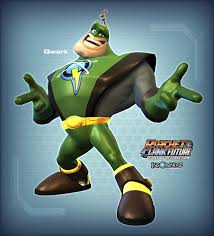 Captain Qwark Superhero Ratchet Mario Characters