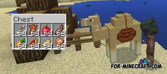 Saddles are pretty uncommon in minecraft, and can't be crafted by the player. Camel Addon Mcpe 1 1