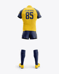 Download Men S Full Rugby Kit Hq Mockup Back View In Apparel Mockups On Yellow Images Object Mockups Clothing Mockup Shirt Mockup Design Mockup Free