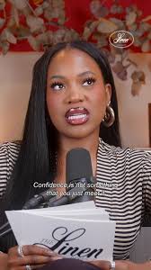 Confidence isn’t a medal you win and keep forever, it evolves  #TheLinenService