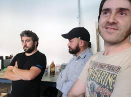 Andoni Lubaki, Galder Reguera y Kepa Garraza