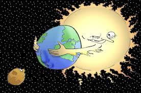 An eclipse is the partial or total blocking of one object in space by another. Eclipse Of The Moon By Berk Olgun Media Culture Cartoon Toonpool