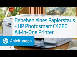 Hp druckertreiber now has a special edition for these windows versions: Beheben Eines Papierstaus Hp Photosmart C4280 All In One Printer Youtube