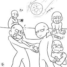 Draw The Squad Random By Ariakey Funny Art Funny Drawings Funny Poses