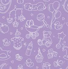 The great collection of baby shower wallpaper images for desktop, laptop and mobiles. Newborn Baby Shower Seamless Pattern For Textile Print Greeting Royalty Free Cliparts Vectors And Stock Illustration Image 93087282