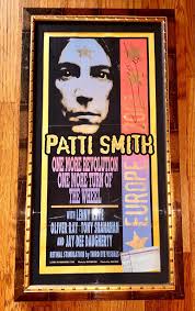 PATTI SMITH 2001 ORIGINAL CONCERT POSTER BY MARK ARMINSKI + OLIVER RAY