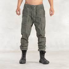 Crater Pants Olive Cotton Men S Cargo Pants Hand Painted Military Industrial Style Streetwear Mens Cargo Cargo Pants Men Pants