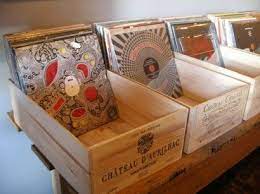Go Super Simple By Securing Wine Crates To An Inexpensive Heavy Storage Solutions For Vinyl Record Collect Store Vinyl Records Wine Crate Wine Crate Storage