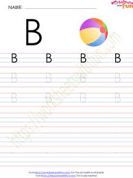 It also includes the definition, . English Preschool Alphabet Letter B Worksheet 4