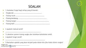 Soalan sains tahun 1 awal tahun 2017 via meilleureimage.eu. Sistem Rangka Manusia Sains Tahun 5 Youtube