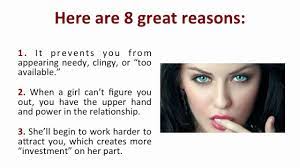 8 Reasons Sending Mixed Signals Makes Girls Chase You - Youtube