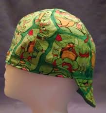 Ninja Turtles Inside Green Blue Red Black Welding Cap Reversible Cap Biker Cap Skull Cap Hat Liner Welders Cap Custom Cycling