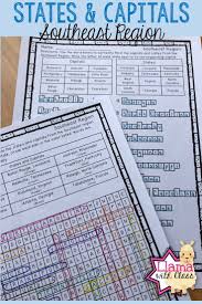 4th Grade Students Or 5th Grade Students Learning About Us Geography Need To Identify Stat States And Capitals How To Memorize Things Social Studies Elementary