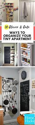 20 Super Clever And Cute Ways To Organize Your Tiny Apartment Small Apartment Organization Small Bedroom Decor Apartment Closet Organization
