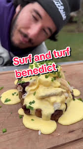 Surf and Turf Eggs Benedict