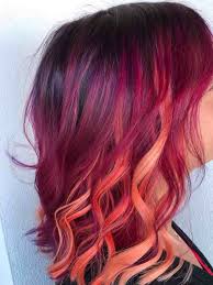 Sunset Hair Makeover Learning Patience In 2020 Sunset Hair Creative Hair Color Sunset Hair Color