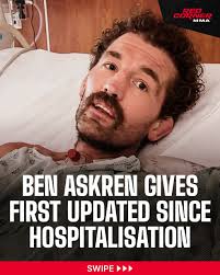 The thing that was most impactful for me was the love that I felt from  everybody,” Ben Askren said in his first update since being hospitalized  with pneumonia and undergoing a lung