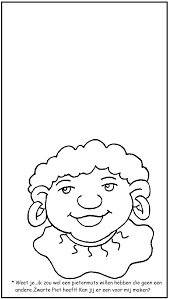 Leuk Om De Piet Zwarte Krullen Te Tekenen Sinterklaas Knutselen Sinterklaas Zwarte Piet
