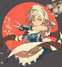 izayoi sakuya 1850235 かわいいイラスト イラスト アニメ 作画