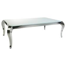 Brueton cristal stainless steel and glass coffee table by j. Moulin Stainless Steel White Glass Coffee Table Coffee Tables Fads