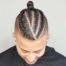 Fishbone braided ponytail for black hair. 55 Hot Braided Hairstyles For Men Video Faq Men Hairstyles World