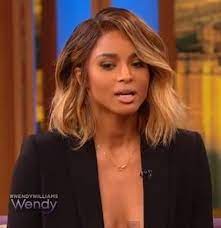 Ciara S Bob Amber Color Is Very Tempting Ciara Hair Short Blonde Hair Hair Styles