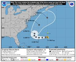 Henri has maximum sustained winds of 65 mph as of the nhc's 8 a.m. 4eoubkh6 Yroxm