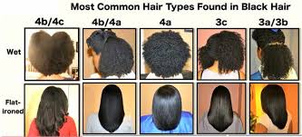 hair types chart for black women