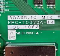 TEL Tokyo Electron IO MTR Board MPC-T0070A-14 SELL "AS-IS" free ship
