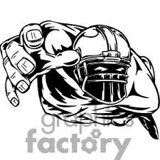 Football Player 086 Clipart Commercial Use Clipart 374615 Football Clip Art Football Poster Football