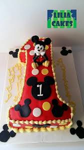 My favorite mickey mouse party ideas and elements from this darling first birthday celebration are: Mickey Mouse 1st Birthday Cake Cake By Liliacakes Cakesdecor