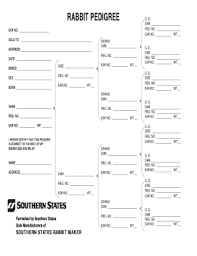 Animal Husbandry Pedigree Templates Form Fill Out And Sign