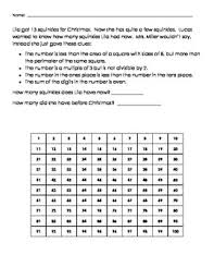 Rana, toni and millie are sisters. Hundred Chart Logic Puzzles By Michelle Miller Tpt
