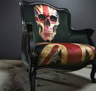 Union Skull Arm Chair by Dan Gold