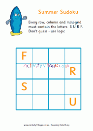 Check out this advance sudoku generator to create commercial use printable puzzles. Summer Word Sudoku Easy