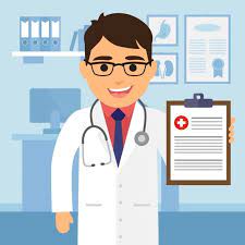 Download Doctor Clinic Illustration For Free In 2020 Medical Prescription Doctor Male Doctor