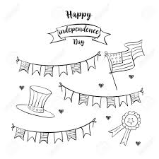Celebration Of Independence Day Hand Draw Vector Art Royalty Free Cliparts Vectors And Stock Illustration Image 79973232 Easy drawing for beginners, independence day drawing | creative independence day drawing. celebration of independence day hand draw vector art