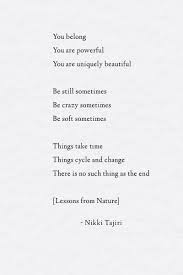 Nature Poem Book On Amazon By Nikki Tajiri Nature Quotes Nature Poem Self Love Quotes