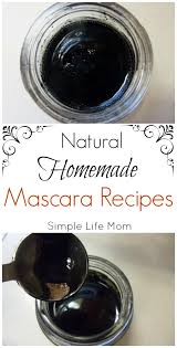 homemade natural mascara recipes