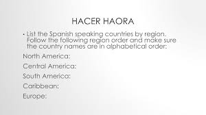 Learn more about the spanish speaking countries. Ppt Spanish Speaking Countries Powerpoint Presentation Free Download Id 2675467