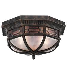 Find flush mount ceiling lights at wayfair. Fine Art Handcrafted Lighting 414882 1 Devonshire Traditional Antiqued Bronze Outdoor Flush Mount Light Fixture Fin 414882 1