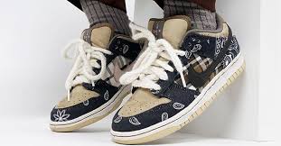 New nike sb dunk low prm qs travis scott black beige low uk 7 us 8 eu 41 26cm. ØªÙ…ØªØµ Ø³Ø±Ø¹Ø© ØªÙÙˆÙ‚ Ø³Ø±Ø¹Ø© Ø§Ù„ØµÙˆØª Ø§Ù„ØªØºØ·ÙŠØ© Nike Dunk Low Travis Scott Translucent Network Org