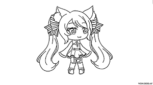 Click the gacha life coloring pages to view printable version or color it online (compatible with ipad and android tablets). Gacha Life Coloring Pages First Lineart 0 Gacha Life Amino