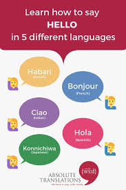 Birth Certificate Translation Template English To Italian Learn How To Say Hello In Five Different Languages How To Say Hello Business Ethics Language