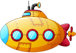 Cartoon Yellow Submarine Png Transparent Clipart World