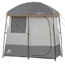 Ozark Trail 2 Room Non Instant Shower Tent Walmart Com Shower Tent Camping Shelters Camping Shower